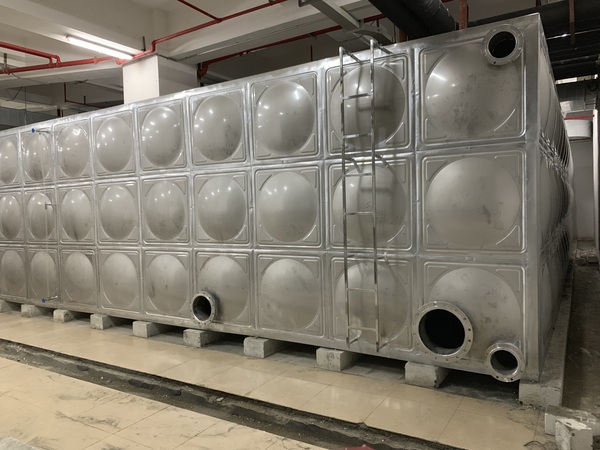 150噸不銹鋼水箱，禹智攜手宏量水箱供水工程合作